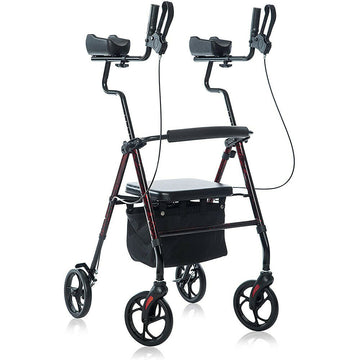 LightWeight Upright Rollator Walker w/ Seat - Generu - Generu